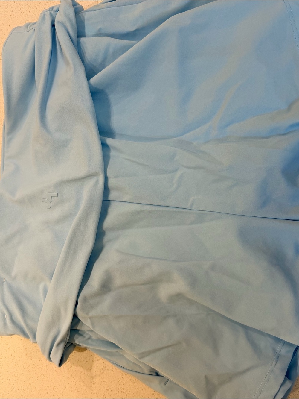 JoyLab Light Blue Fold-Over Waist Athletic Shorts - Picture 8 of 8
